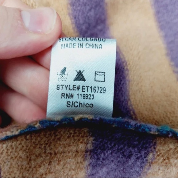 EASEL Multi-Stripe Collared Super Soft Sweater - Picture 8 of 8